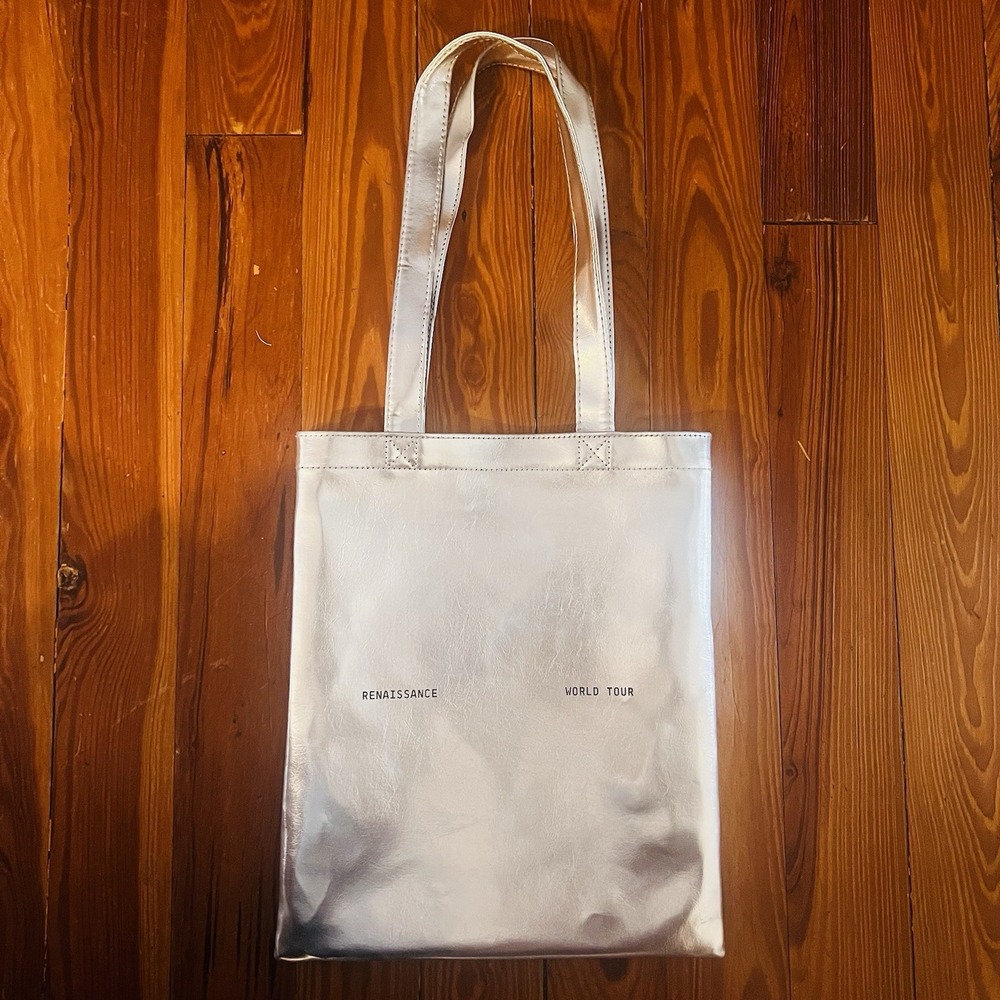 Beyoncé Renaissance World Tour Silver Tote‎ Bag RWT23 Official VIP Merchandise